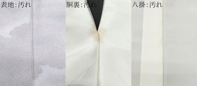 平和屋着物■上質な小紋 作家物 千草染め 雲取文 暈し染め 正絹 逸品 CABG9606fb