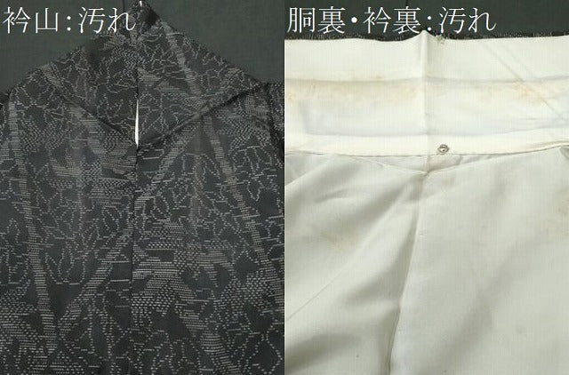 平和屋着物■本場大島紬 笹竹文 正絹 逸品 CABG9611fb
