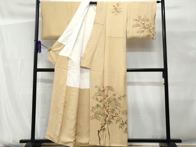 平和屋着物■訪問着 松竹梅 正絹 逸品 CABG9642fb
