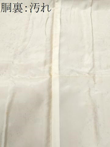 平和屋着物■上質な小紋 切嵌花文 正絹 逸品 CABG9661fb