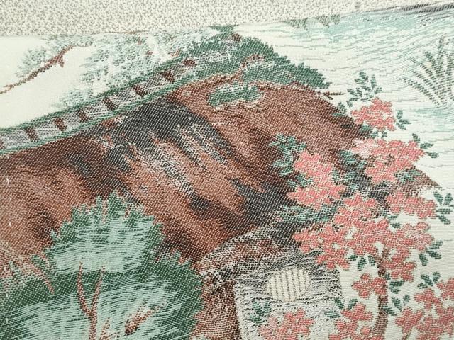 平和屋着物■豪華色留袖 寿光織 京名所風景文 暈し染め 金糸 正絹 逸品 CABG9684fb