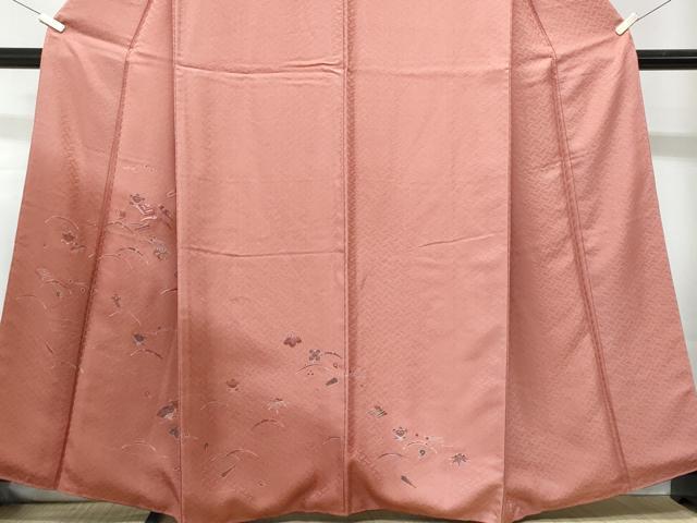 平和屋着物■訪問着 宝尽くし花文 暈し染め 金彩 反端付き 正絹 逸品 CABG9692fb