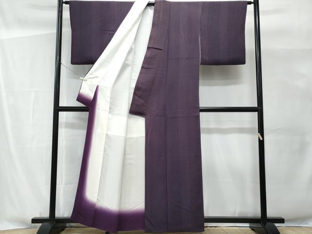 平和屋着物■上質な小紋 吉祥間道 鬼しぼ縮緬 正絹 逸品 CABG9710fb