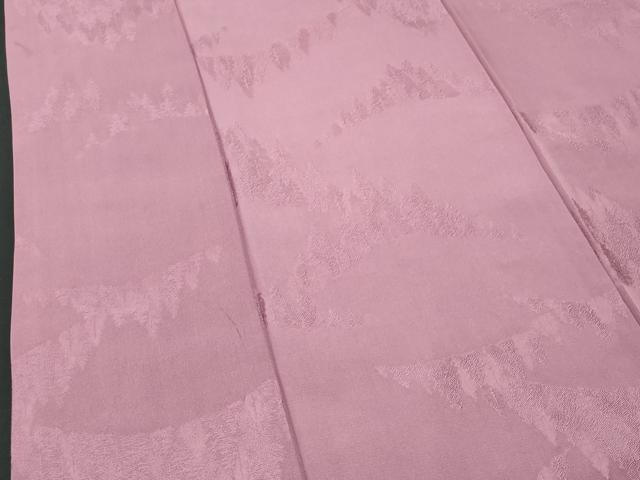 平和屋着物■上質な色無地 樹林地紋 紅藤色 正絹 逸品 CABG9717fb