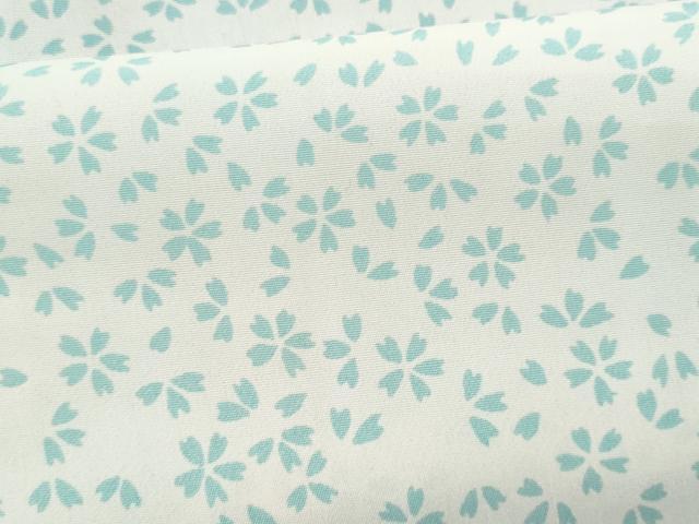 平和屋着物■長襦袢 無双仕立て 舞桜文 正絹 逸品 CABG9721fb