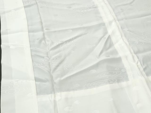 平和屋着物■長襦袢 無双仕立て 流水地紋 正絹 逸品 CABG9730fb