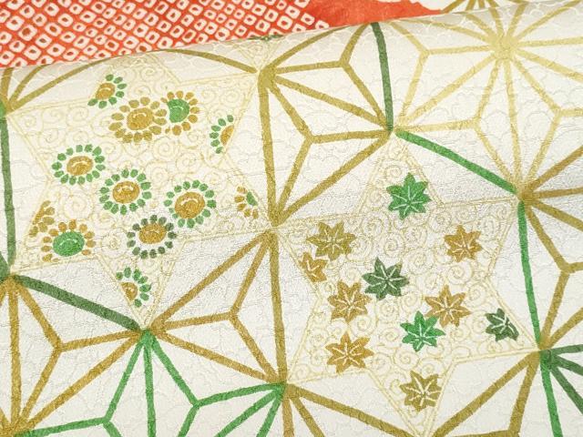 平和屋着物■訪問着 雲取り鹿の子文 正絹 逸品 CABG9740fb