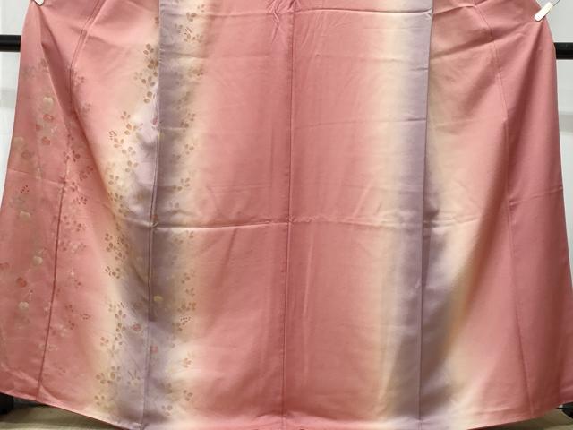 平和屋着物■訪問着 刺繍 枝橘 暈し染め 金彩 正絹 逸品 CABG9801fb