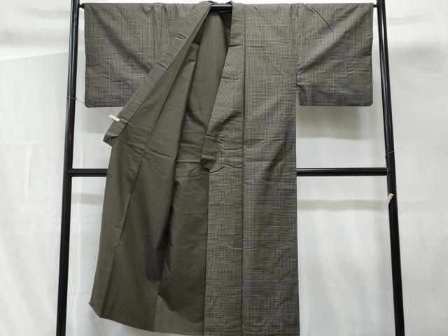 平和屋着物■本場大島紬 絣文様 正絹 逸品 CABG9848fb