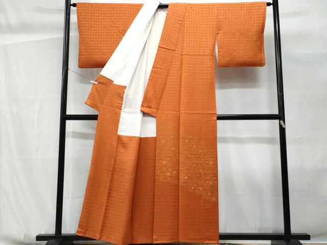 平和屋着物■訪問着 破れ色紙文 金糸 正絹 逸品 CABG9877fb