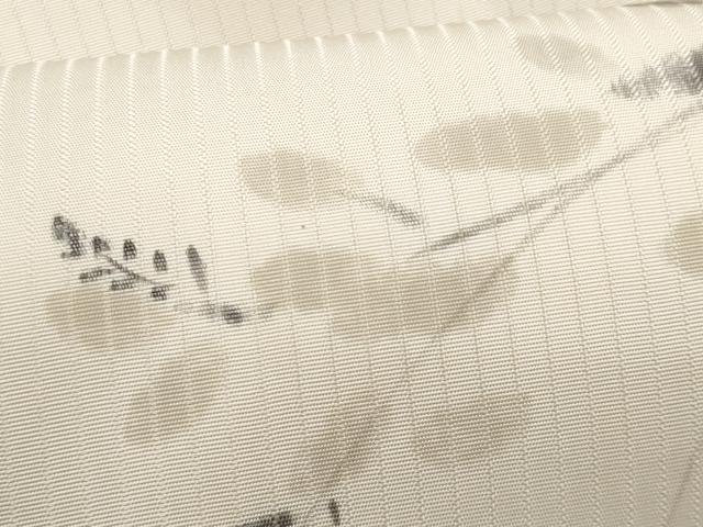 平和屋着物*夏物 本加賀友禅作家 成竹登茂男 九寸名古屋帯 手描き 桔梗文 正絹 逸品 CABG9894fb