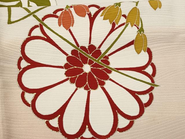 平和屋着物■訪問着 枝花文 暈し染め 金彩 正絹 逸品 CABG9923fb