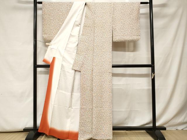 平和屋着物■小紋 矢羽文 洗える着物 CABH0071ev