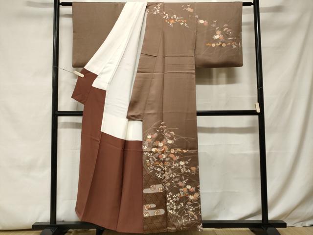 平和屋着物■訪問着 宝尽し枝花文 金彩 正絹 逸品 CABH0090ev