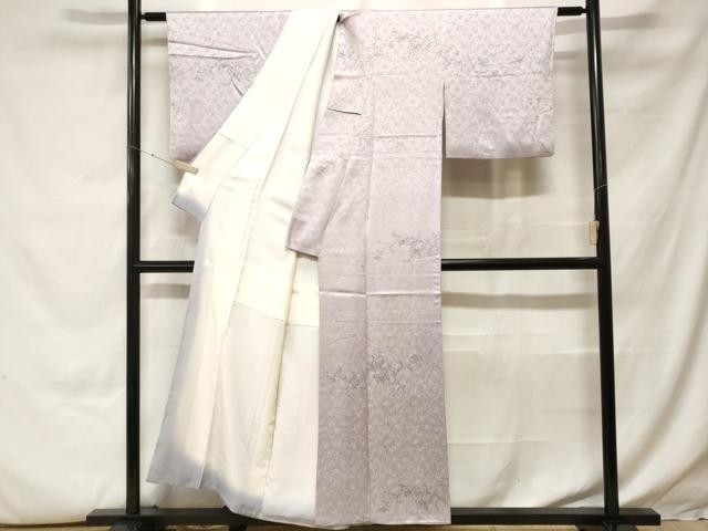 平和屋着物■上質な小紋 手描き 枝花文 正絹 逸品 CABH0097ev
