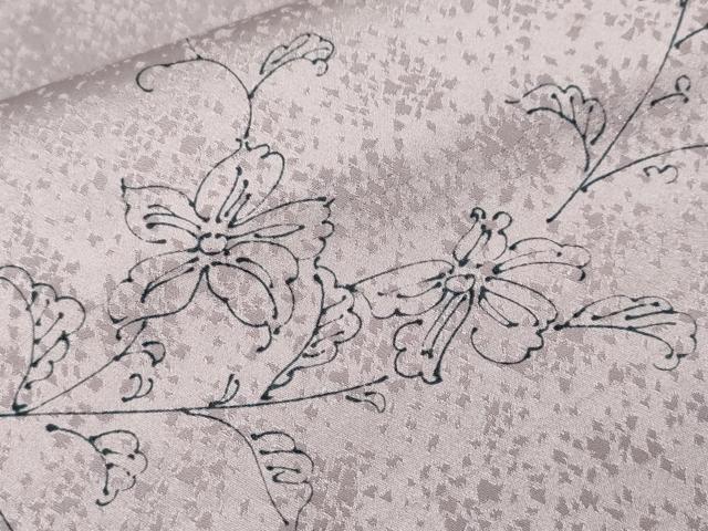 平和屋着物■上質な小紋 手描き 枝花文 正絹 逸品 CABH0097ev