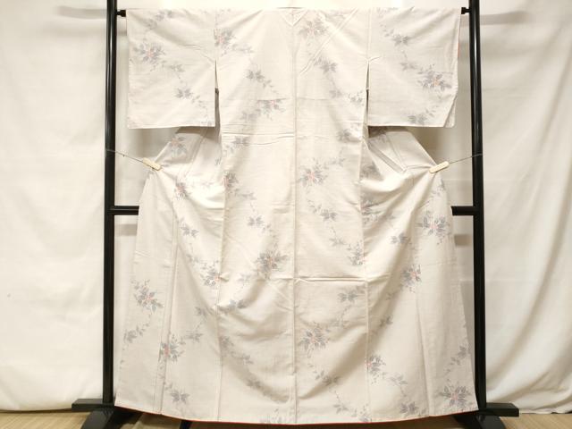 平和屋着物■上質な紬 蔦の葉枝花文 正絹 逸品 CABH0109ev