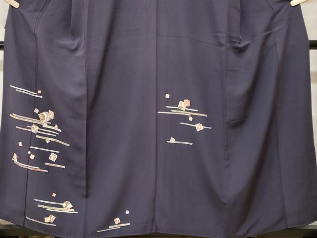 平和屋着物■訪問着 破れ色紙花文 正絹 逸品 CABH0143ev