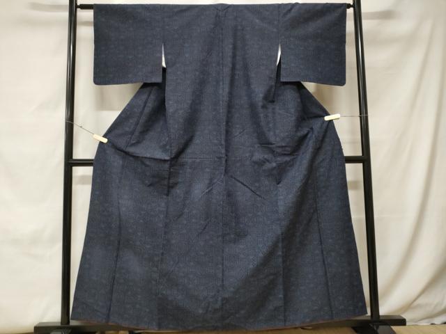 平和屋着物■結城紬 蜀江花文 正絹 逸品 CABH0150ev