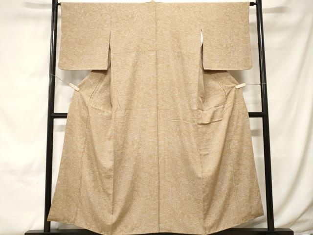 平和屋着物■上質な小紋 風景文 正絹 逸品 CABH0159ev