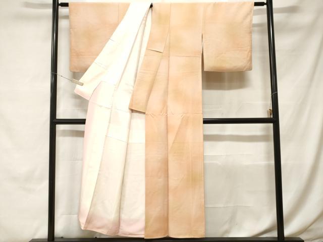 平和屋着物■上質な小紋 霞文 暈し染め 正絹 逸品 CABH0184ev