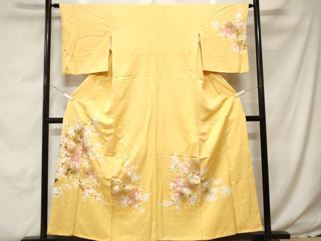 平和屋着物■訪問着 枝花文 西武百貨店扱い 正絹 逸品 CABH0190ev