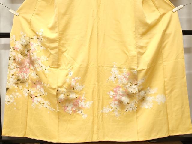 平和屋着物■訪問着 枝花文 西武百貨店扱い 正絹 逸品 CABH0190ev