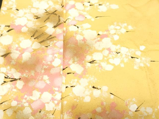 平和屋着物■訪問着 枝花文 西武百貨店扱い 正絹 逸品 CABH0190ev