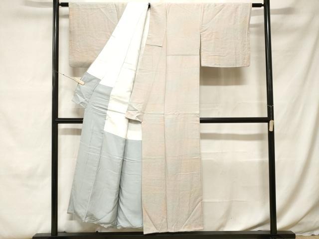 平和屋着物■上質な小紋 霞文 正絹 逸品 CABH0201ev