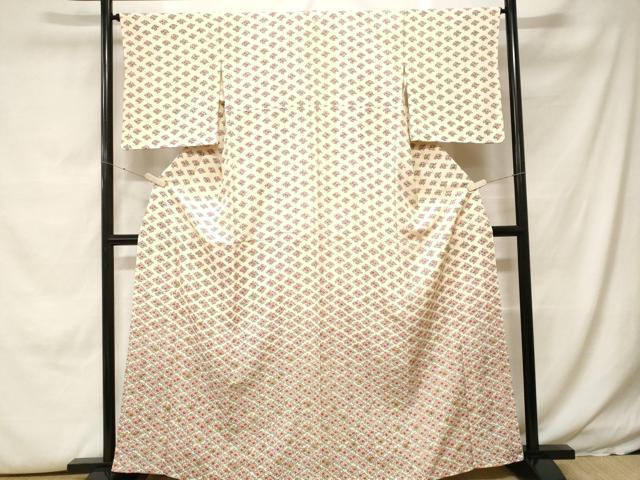 平和屋着物■訪問着 草花文 正絹 逸品 CABH0203ev