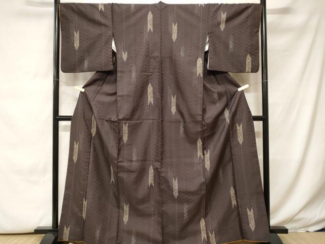 平和屋着物■小紋 雪輪矢羽文 洗える着物 CABH0227ev