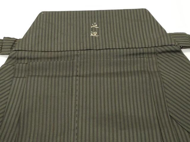 平和屋着物■男性 行灯袴 縞 正絹 逸品 CABH0239ev