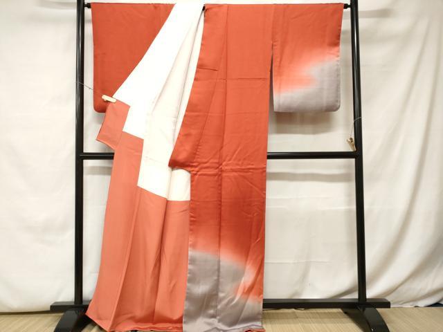 平和屋着物■訪問着 霞文 暈し染め 正絹 逸品 CABH0247ev