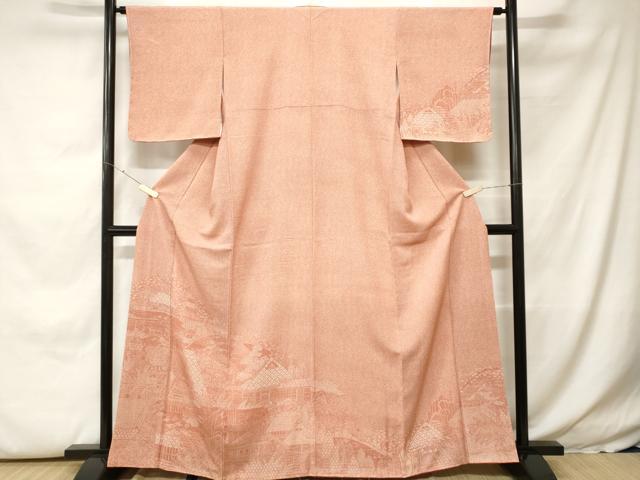 平和屋着物■訪問着 風景文 正絹 逸品 CABH0248ev