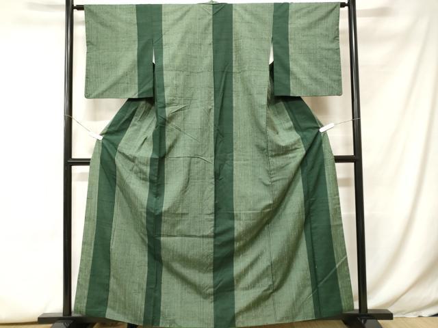 平和屋着物■上質な紬 縞間道 正絹 逸品 CABH0261ev