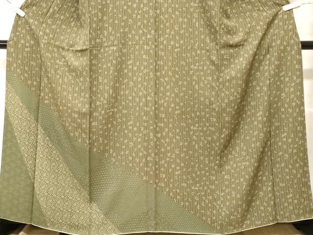 平和屋着物■訪問着 切嵌吉祥花文 正絹 逸品 CABH0286ev