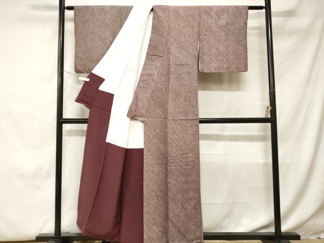 平和屋着物■大変加工の良い総絞り小紋 正絹 逸品 CABH0319ev