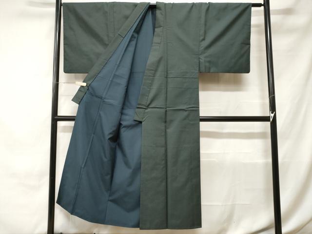 平和屋着物■男性 紬 アンサンブル 100亀甲 総詰め 正絹 逸品 CABH0369ev