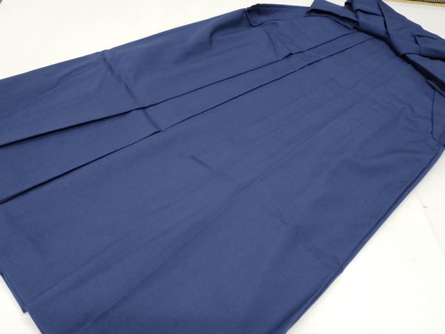 平和屋着物●女性 行灯袴 紺色 ウール CABH0376ev
