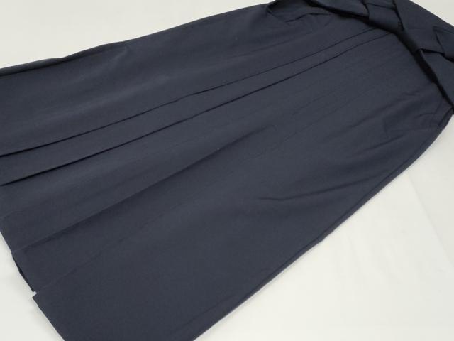 平和屋着物●女性 行灯袴 藍鉄色 ウール CABH0384ev