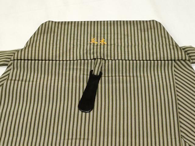 平和屋着物●男性 行灯袴 縞 正絹 逸品 CABH0387ev