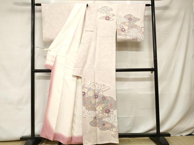 平和屋着物■中国三大刺繍 相良刺繍 訪問着 辻が花 正絹 逸品 CABH0436ev
