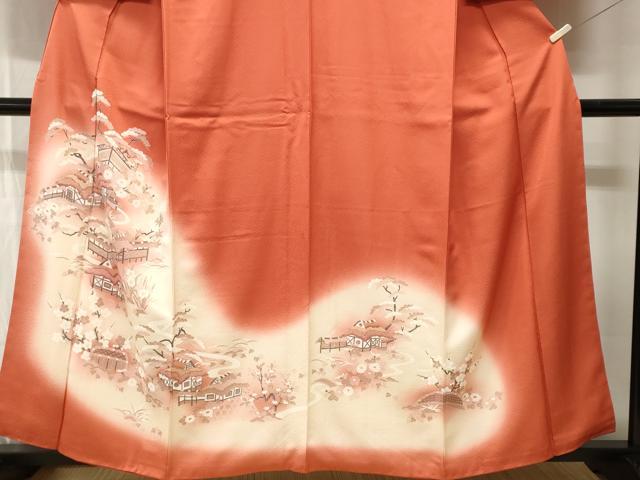 平和屋着物■訪問着 御所解文 暈し染め 正絹 逸品 CABH0462ev
