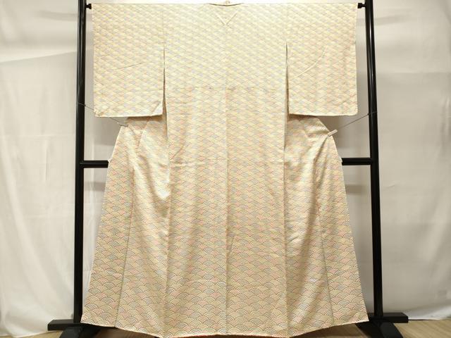 平和屋着物■訪問着 青海波文 正絹 逸品 CABH0464ev