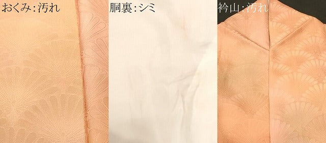 平和屋着物■上質な小紋 霞文 青海波菊地紋 暈し染め 正絹 逸品 CABH0465ev