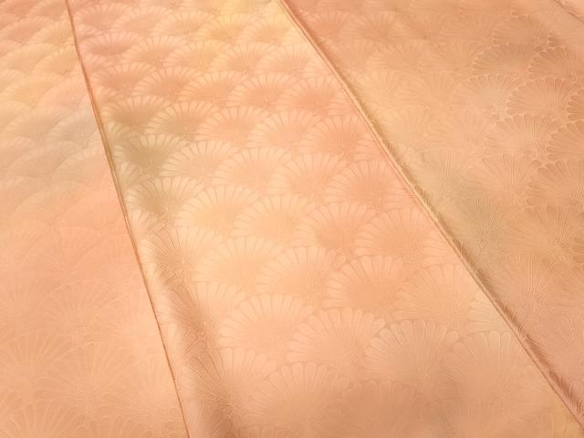 平和屋着物■上質な小紋 霞文 青海波菊地紋 暈し染め 正絹 逸品 CABH0465ev
