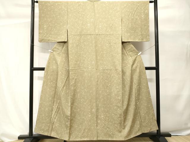 平和屋着物■上質な小紋 草花文 正絹 逸品 CABH0471ev