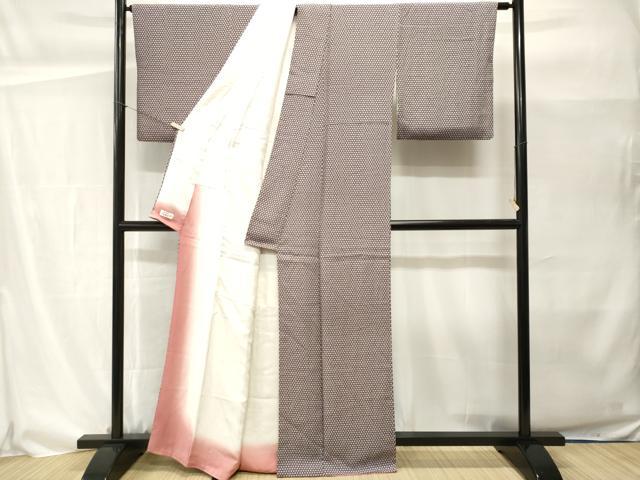 平和屋着物■上質な小紋 花尽くし文 やまと誂製 正絹 逸品 CABH0474ev