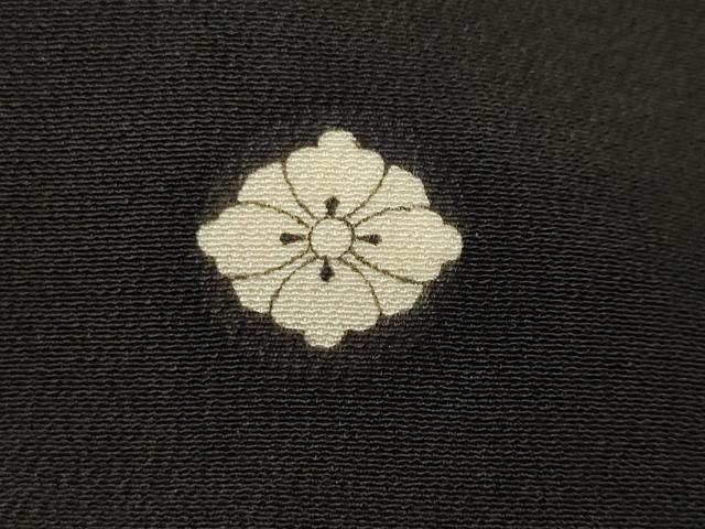 平和屋着物■豪華黒留袖 駒刺繍 絵巻草花文 金銀彩 正絹 逸品 CABH0480ev
