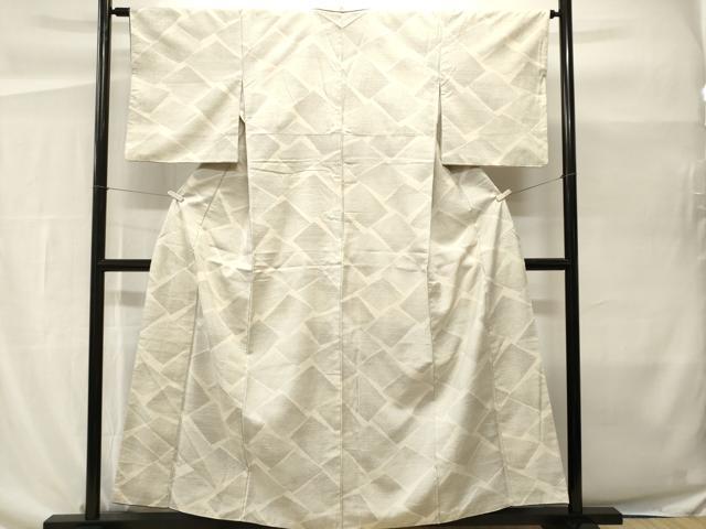 平和屋着物■上質な紬 色紙文 正絹 逸品 CABH0490ev